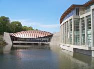 Crystal Bridges Museum of American Art, founded by Walmart heiress Alice Walton in 2011. Source.